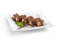 Chocolate Sushi Roll Royalty Free Stock Photo