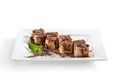 Chocolate Sushi Roll Royalty Free Stock Photo