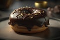 Chocolate sweet donuts, Generative AI