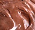 Background of a melted chocolate. Royalty Free Stock Photo