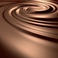 Chocolate swirl Royalty Free Stock Photo