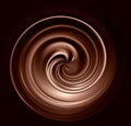 Chocolate swirl Royalty Free Stock Photo