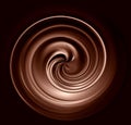 Chocolate swirl Royalty Free Stock Photo