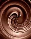 Chocolate swirl Royalty Free Stock Photo