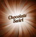 Chocolate swirl background