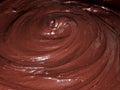 Chocolate swirl wave background texture Royalty Free Stock Photo