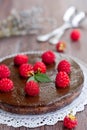 Chocolate tart Royalty Free Stock Photo