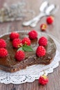 Chocolate tart Royalty Free Stock Photo