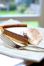 chocolate tart gateaux Royalty Free Stock Photo