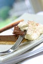 Chocolate tart gateaux Royalty Free Stock Photo