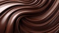 Chocolate Texture Background High Resolution Smooth Flowing Design Abstract Wave Pattern for Food Packaging Web Design and Royalty Free Stock Photo