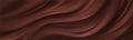 Chocolate texture background, mousse ripple waves Royalty Free Stock Photo