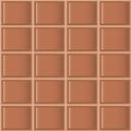 Chocolate tiles seamless texture Royalty Free Stock Photo