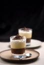Chocolate trifle dessert Royalty Free Stock Photo