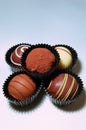 Chocolate Truffles Assortment Royalty Free Stock Photo