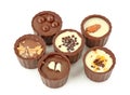 Chocolate truffles assortment Royalty Free Stock Photo