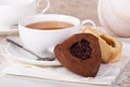 Chocolate and Vanella Hamantash Cookies