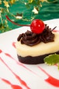 Chocolate Vanilla Cheesecake