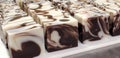 Chocolate Vanilla Handmade Soap Bars Royalty Free Stock Photo