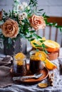 Chocolate veggy pudding with avocado Royalty Free Stock Photo