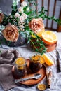 Chocolate veggy pudding with avocado Royalty Free Stock Photo