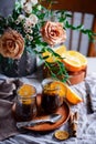 Chocolate veggy pudding with avocado Royalty Free Stock Photo