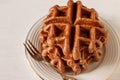 Chocolate waffle. Royalty Free Stock Photo