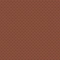 Chocolate Waffle Texture Pattern. Seamless Background. Vector