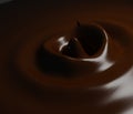 Chocolate waves Royalty Free Stock Photo