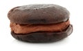 Chocolate Whoopie Pie On White