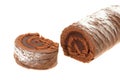 Chocolate yule log