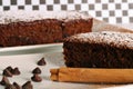 Chocolate zucchini bread Royalty Free Stock Photo