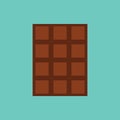 Chocolatebar. Vector illustration decorative design Royalty Free Stock Photo