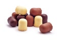 Chocolated marshmallows Royalty Free Stock Photo