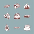 chocolates nine icons