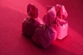 chocolates. sweets. background for the design. viva magenta Royalty Free Stock Photo