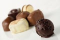 Chocolates and truffles Royalty Free Stock Photo