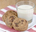 Chocoloate chip and pecan cookies