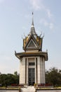 Choeung Ek Memorial Buddhist Stupa, Phenom Penh, Cambodia Royalty Free Stock Photo