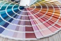 Choice colorful paper spectrumfor design. colour palette for patern