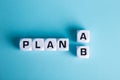 Choice of plan a or plan b. Business strategy