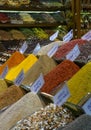 Choice of spices at the market