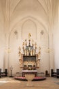 Choir with altar in Mariager Church, Nordjylland, Denmark