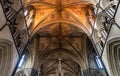 Choir Ceiling in Worcester Cathedral mid angle Royalty Free Stock Photo