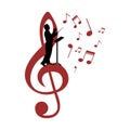 Choir guide logo, Choir icon