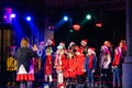 Choir of kids at Classical Christmas Market at the National Opera in Bucharest, Romania