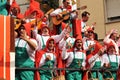 A choir performance of the street, Carnival of Cadiz, Andalusia, Spaina Royalty Free Stock Photo