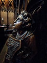 St albans, England: wooden figure