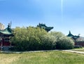 Chojin Lama Museum and Yadam Temple on a sunny day with blue skies