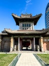 Chojin Lama Museum and Yadam Temple on a sunny day with blue skies